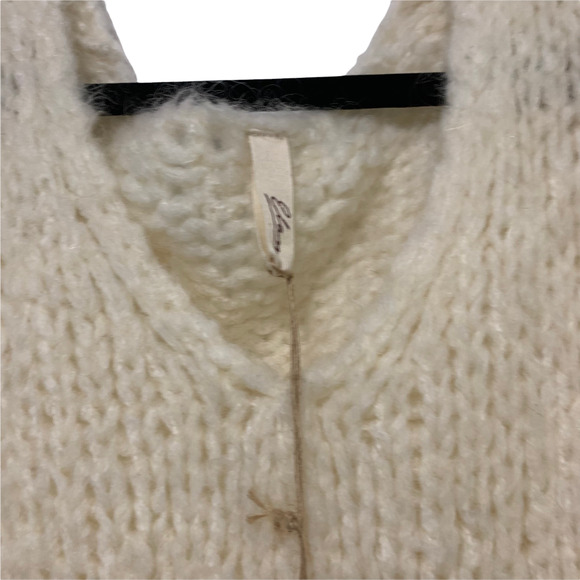nwt Elan Oversize Minimal White Cream Classic Sweater Med No Material Size Tag - Picture 4 of 8
